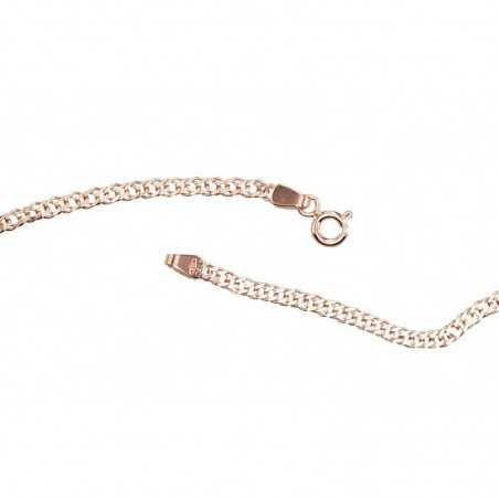 Gold chain Double rombo 2.5 mm , diamond cut, 1400042(Au-R)