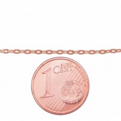 Gold chain Anchor 1.1 mm , diamond cut