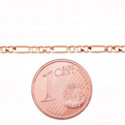 Gold chain Figaro 2 mm , diamond cut, 1400070(Au-R)