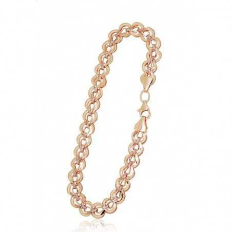 Gold bracelet, Rose gold, 585°, 1600049(Au-R+PRh-W)