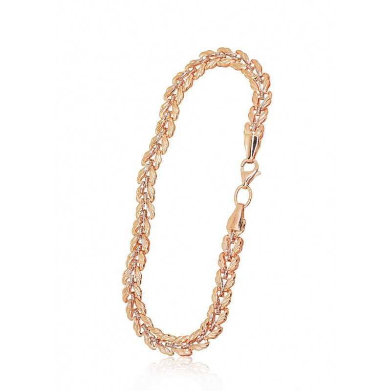 Gold bracelet, Rose gold, 585°, 1600050(Au-R+PRh-W)