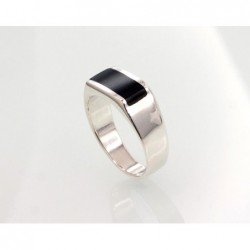 925° Genuine Sterling Silver ring, Stone: Onix , Type: For men, 2100030_ON
