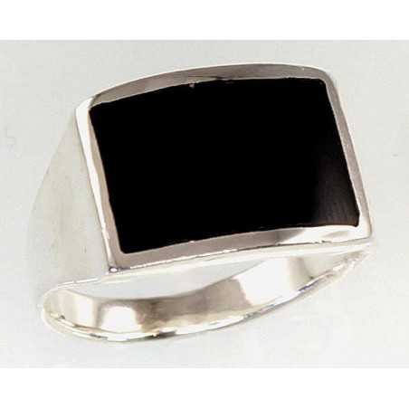 925° Genuine Sterling Silver ring, Stone: Onix , Type:  2100500_ON