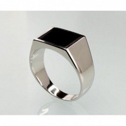 925° Genuine Sterling Silver ring, Stone: Onix , Type:  2100757_ON