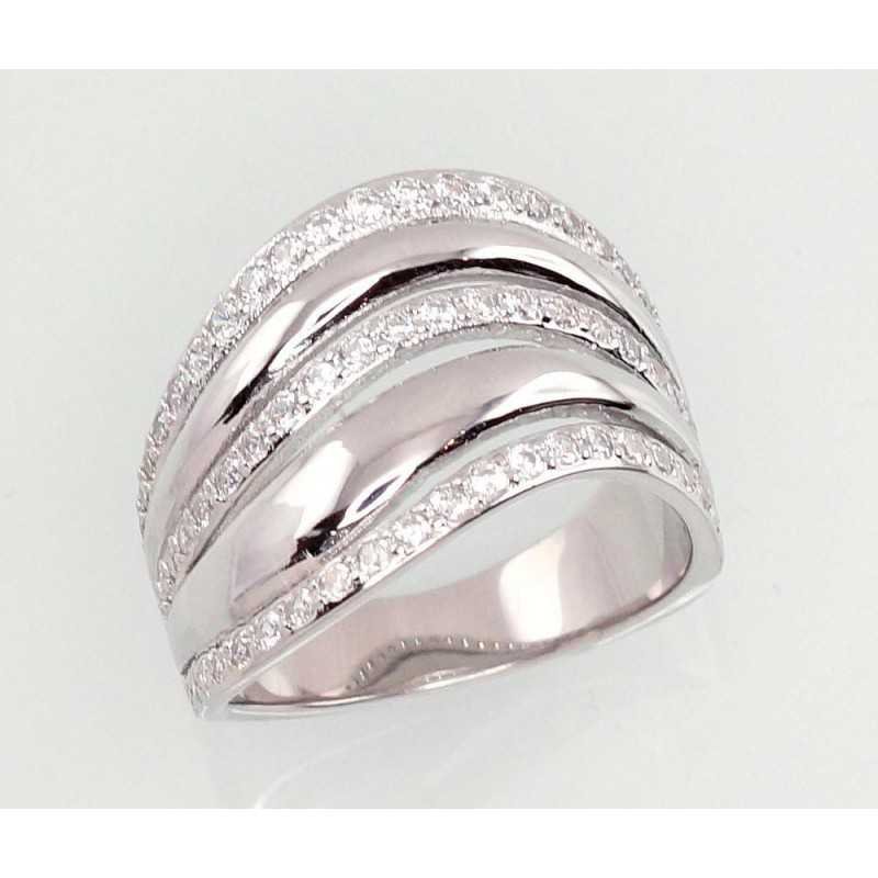 925° Genuine Sterling Silver ring, Stone: Zirkons , Type: Women, 2101012_CZ