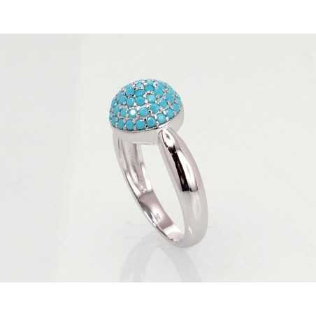 925° Genuine Sterling Silver ring, Stone: Turquoise , Type: Women, 2101038_TRX