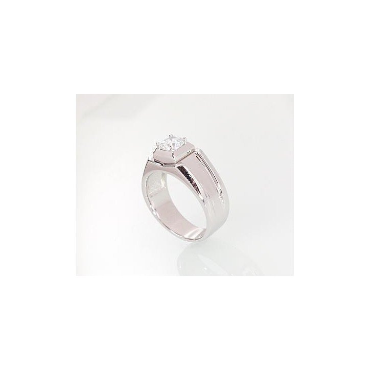 925° Genuine Sterling Silver ring, Stone: Zirkons , Type:  2101218(PRh-Gr)_CZ