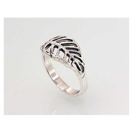 925° Genuine Sterling Silver ring, Stone: No stone, Type: Women, 2101380(POx-Bk)