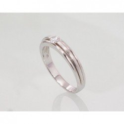 925° Genuine Sterling Silver ring, Stone: Zirkons , Type: Women, 2101435(PRh-Gr)_CZ