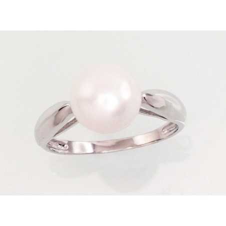 925° Genuine Sterling Silver ring, Stone: Fresh-water Pearl , Type: Women, 2101458(PRh-Gr)_PE