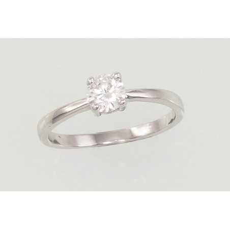 925° Genuine Sterling Silver ring, Stone: Zirkons , Type: Engagement rings, 2101547(PRh-Gr)_CZ