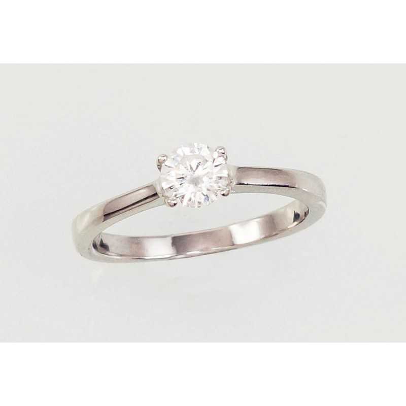 925° Genuine Sterling Silver ring, Stone: Zirkons , Type: Engagement rings, 2101548(PRh-Gr)_CZ