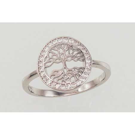925° Genuine Sterling Silver ring, Stone: Zirkons , Type: Women, 2101558(PRh-Gr)_CZ