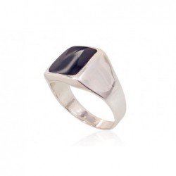 925° Genuine Sterling Silver ring, Stone: Onix , Type: For men, 2101576_ON
