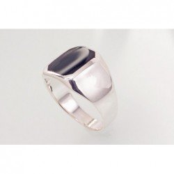 925° Genuine Sterling Silver ring, Stone: Onix , Type: For men, 2101579_ON