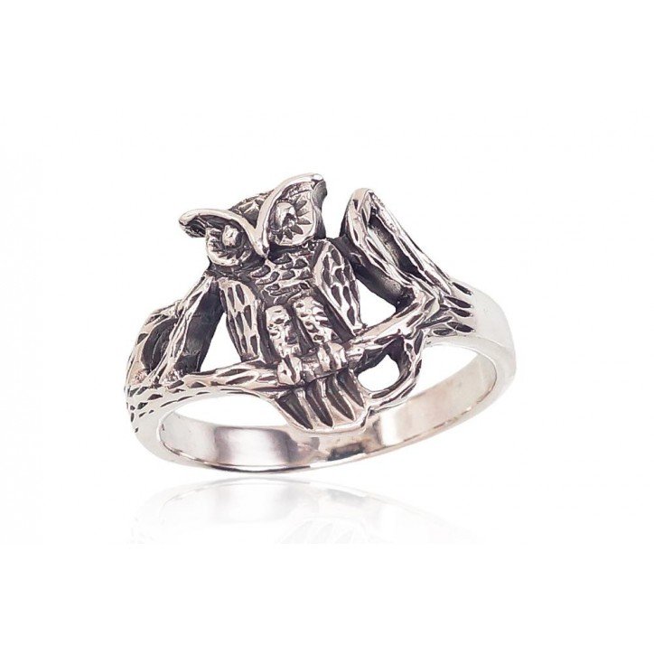 925° Genuine Sterling Silver ring, Stone: No stone, Type: Women, 2101601(POx-Bk)