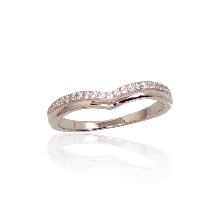 925° Genuine Sterling Silver ring, Stone: Zirkons , Type: Women, 2101643(PRh-Gr)_CZ
