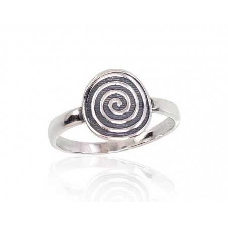 925° Genuine Sterling Silver ring, Stone: No stone, Type: Women, 2101656(POx-Bk)