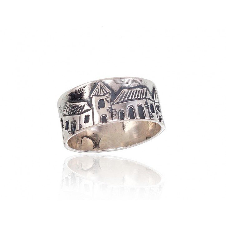 925° Genuine Sterling Silver ring, Stone: No stone, Type: Women, 2101665(POx-Bk)