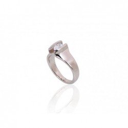 925° Genuine Sterling Silver ring, Stone: Zirkons , Type: Women, 2101711(PRh-Gr)_CZ