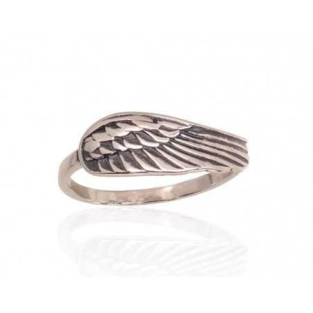 925° Genuine Sterling Silver ring, Stone: No stone, Type: Women, 2101768(POx-Bk)