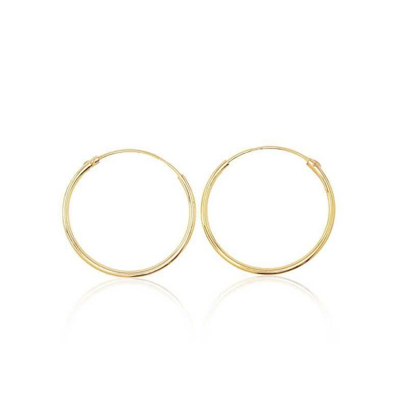 925° Silver earrings, Gold plated, 2200030(PAu-Y)