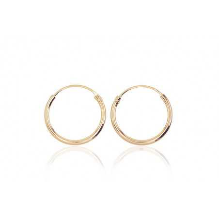 925° Silver earrings, Gold plated, 2200037(PAu-Y)
