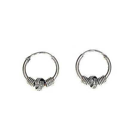 Silver earrings-rings, Circles, , 2200066