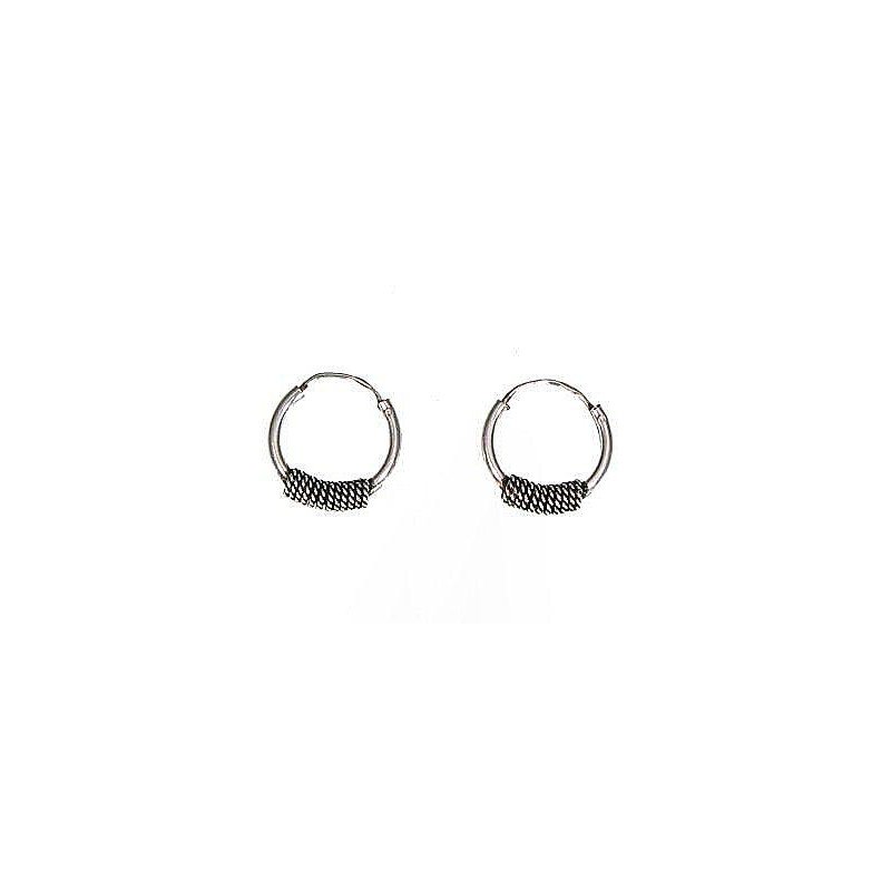 Silver earrings-rings, Circles, , 2200073