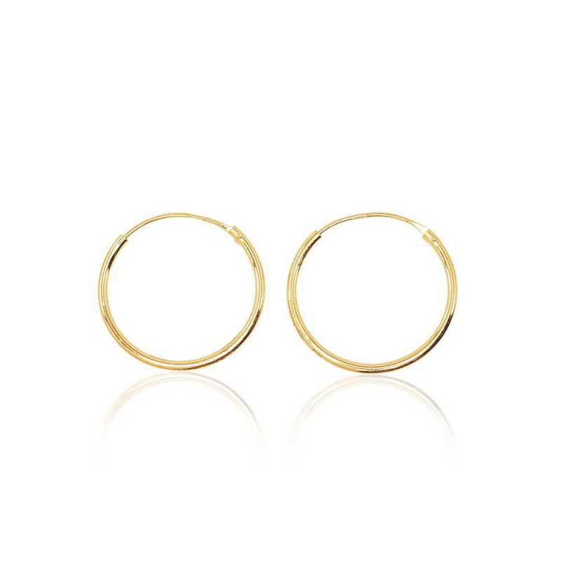 925° Silver earrings, Gold plated, 2200099(PAu-Y)