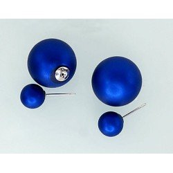 925° Silver Stud Earrings, Silver, Plastic , 2201136_PC-DB