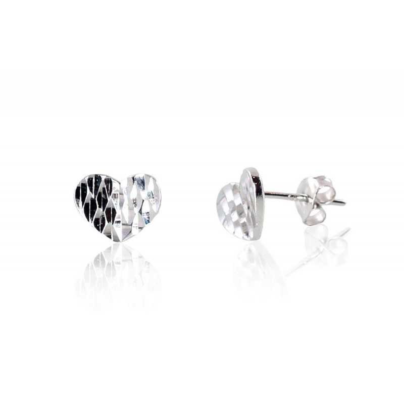 925° Silver Stud Earrings, , No stone, 2202261(PRh-Gr)