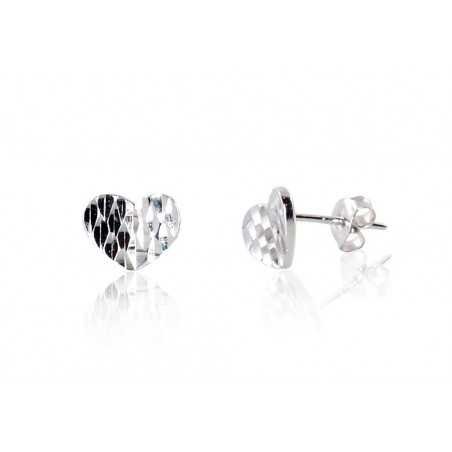 925° Silver Stud Earrings, , No stone, 2202261(PRh-Gr)