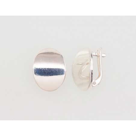 925°, Silver earrings with english lock, No stone, 2203010