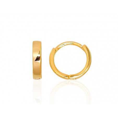 925° Silver hoop earrings, Gold plated, 2203120(PAu-Y)