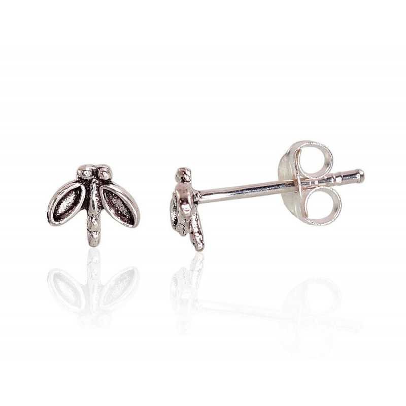 925° Silver Stud Earrings, Silver, No stone, 2203370(POx-Bk)