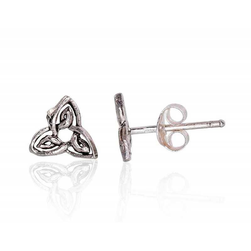 925° Silver Stud Earrings, , No stone, 2203436(POx-Bk)
