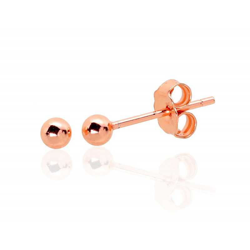 925° Silver stud earrings, Gold plated, 2203471(PAu-R)