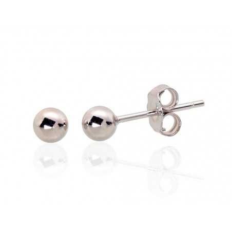 925° Silver Stud Earrings, , No stone, 2203472(PRh-Gr)
