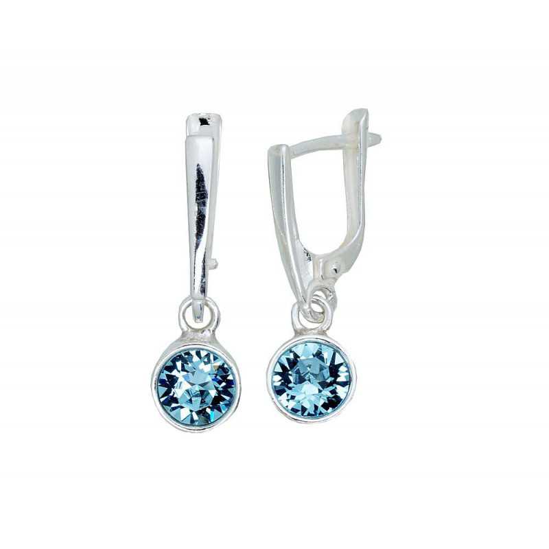 925°, Silver earrings with english lock, No stone, 2203611_SV-AQ