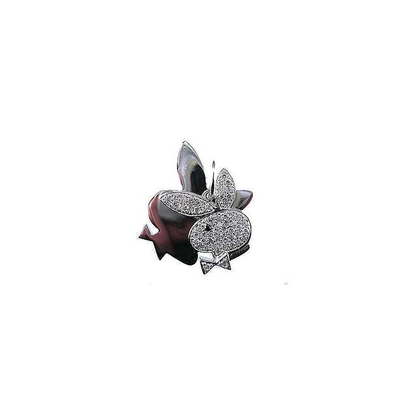 925° Silver pendant, Type: Women, Stone: Zirkons , 2300026(PRh-Gr)_CZ+CZ-R