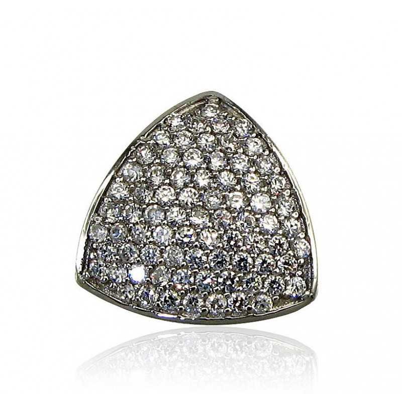 925° Silver pendant, Type: Women, Stone: Zirkons , 2300172(PRh-Gr)_CZ