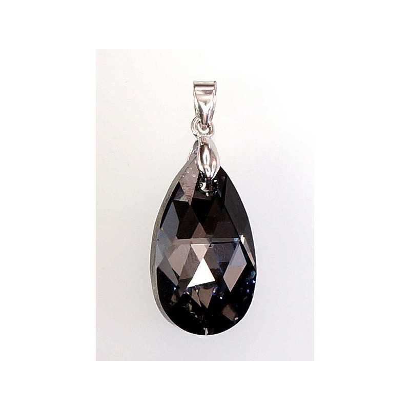 925° Silver pendant, Type: Women, Stone: Swarovski crystals , 2300663(PRh-Gr)_SV-GR