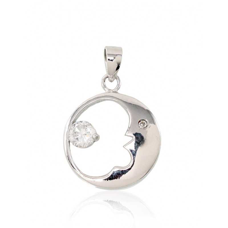 925° Silver pendant, Type: Women, Stone: No stone, 2301415(PRh-Gr)_CZ